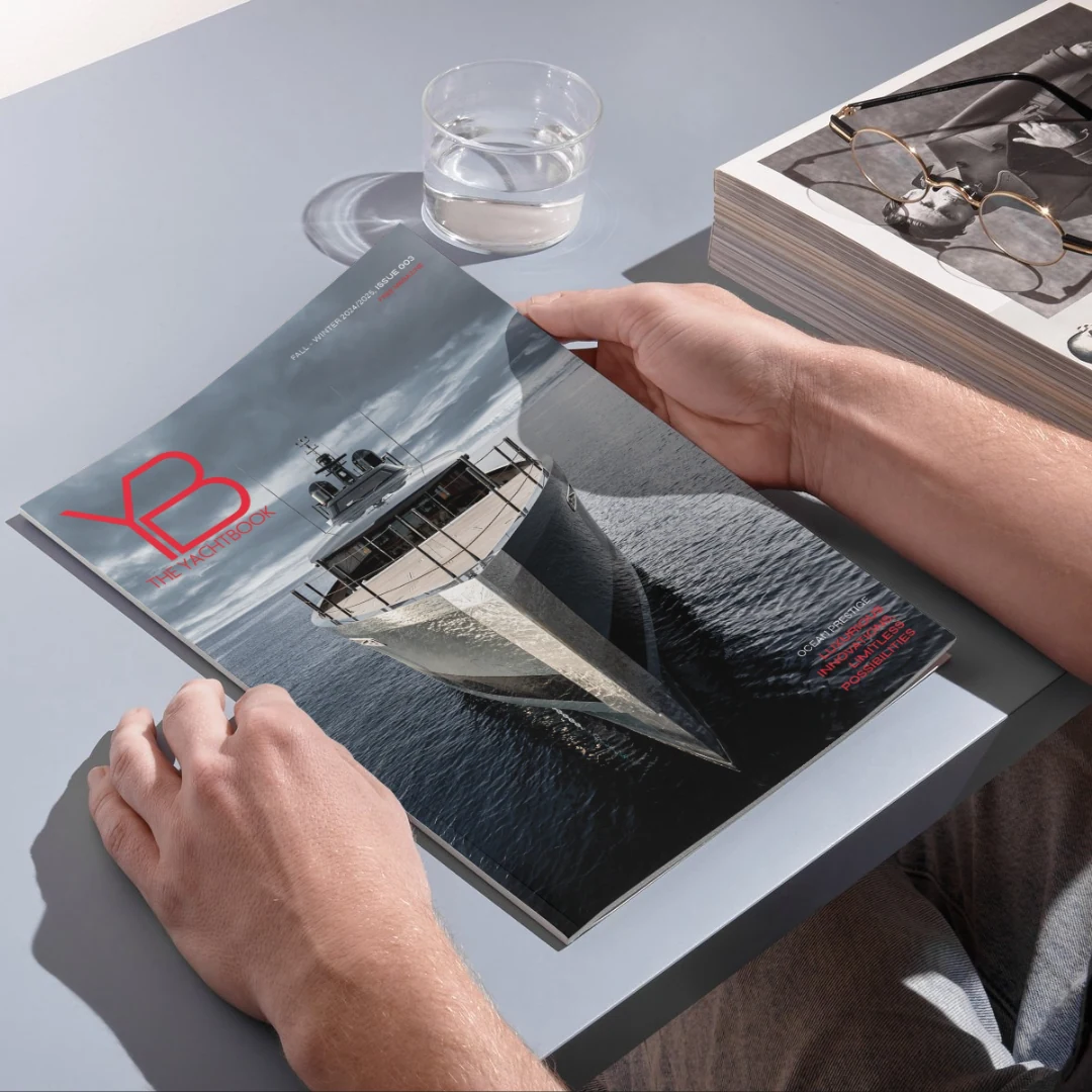 Alpha Mare Sets Sail in The YachtBook Magazine