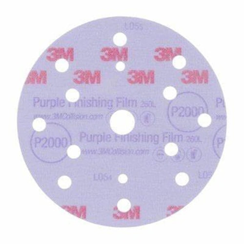 HOOKIT PURPLE FINISHING FILM ABRASIVE DISC 260L