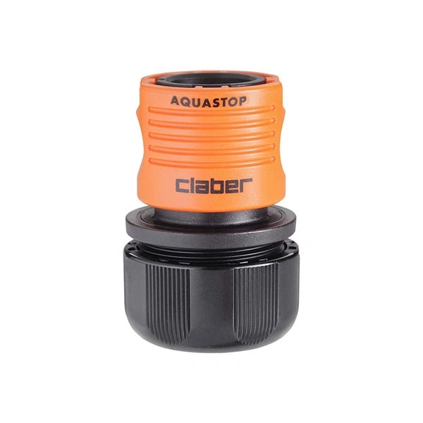 CLABER Quick Coupling With Aquastop 19mm 3/4”